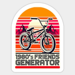 80s Friends Generator Sticker